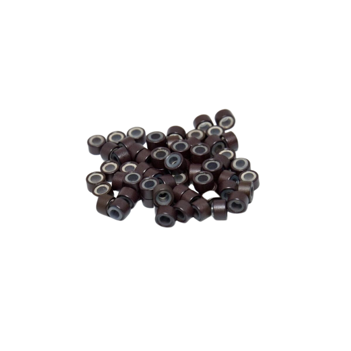 Featherlocks microbeads 50 pk - brown